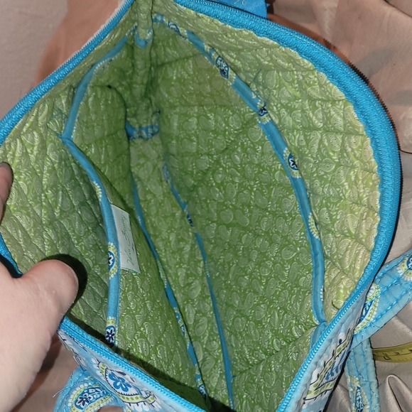 Vera Bradley Bermuda Blue Zippered Bag - Picture 5 of 5